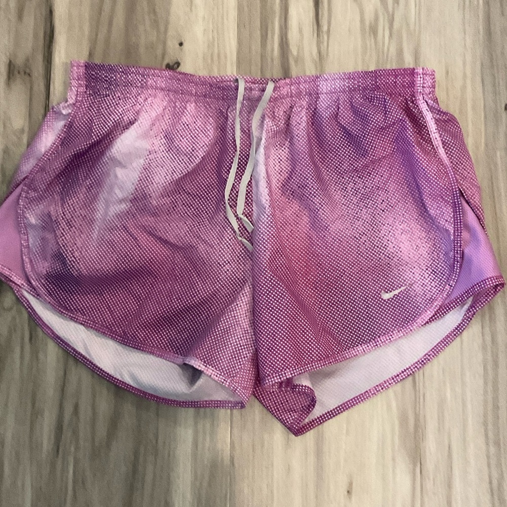 Nike Women's Purple Athletic Running Shorts - Picture 4 of 5